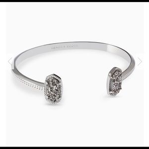 Kendra Scott Elton Platinum Druzy Cuff